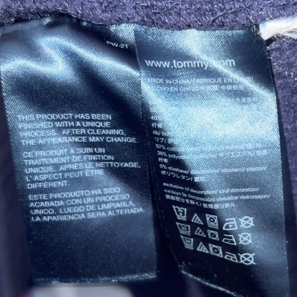 Tommy Hilfiger Plus XXL White Navy Red Long Sleeve Crew Neck Sweater Preppy - Picture 6 of 7